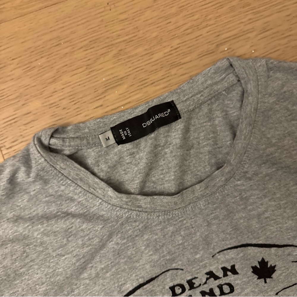DSQUARED2 Heather Gray Graphic Tee - Picture 2 of 3